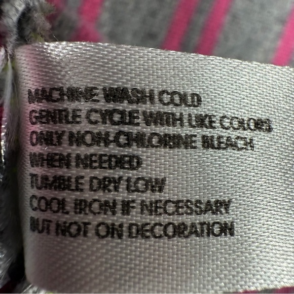 U.S. Polo Assn. Kids XL Striped Polo Shirt Gray Pink Short Sleeve - Picture 5 of 10